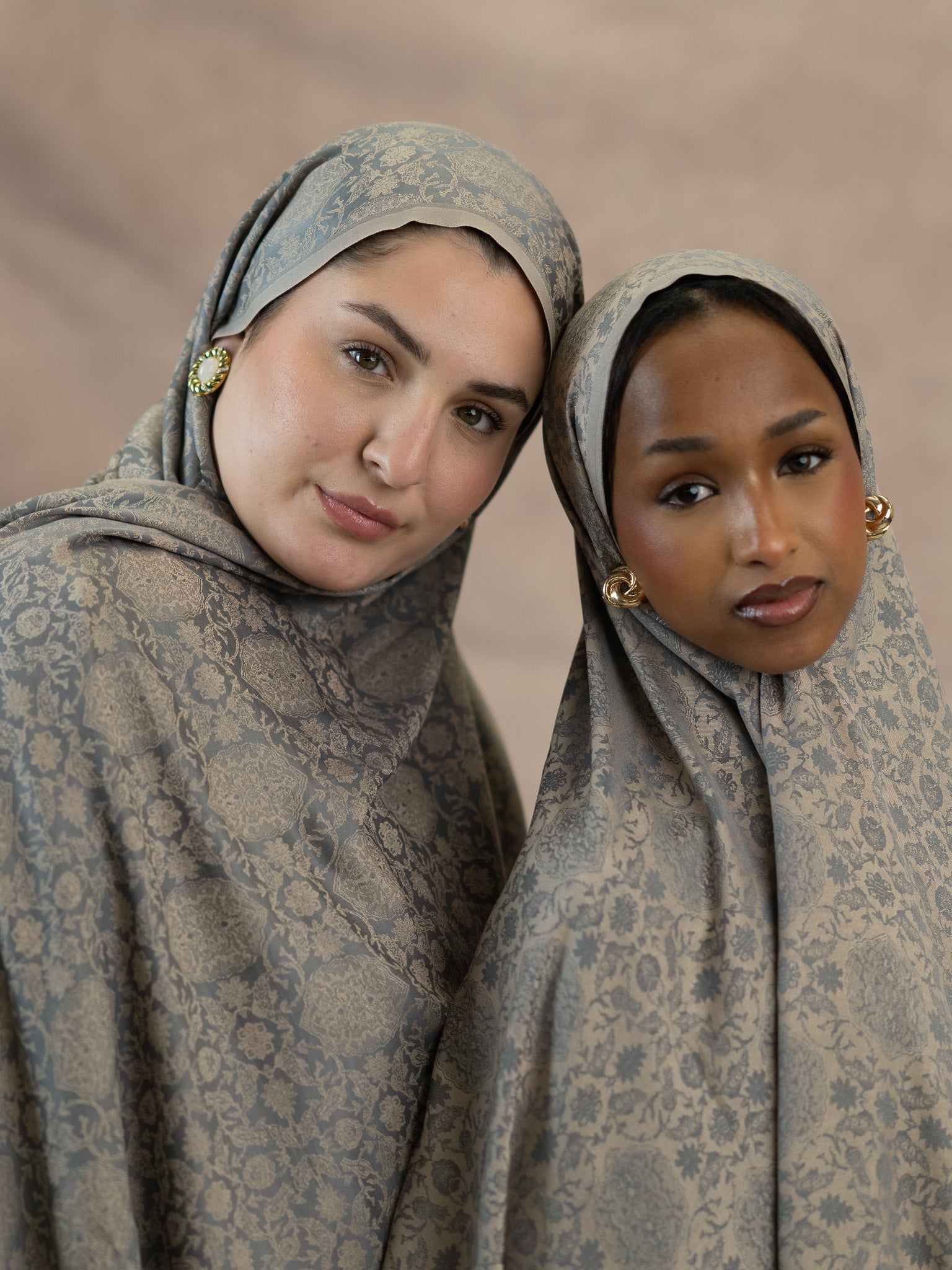 Reversible Jacquard Silk And Viscose Scarf