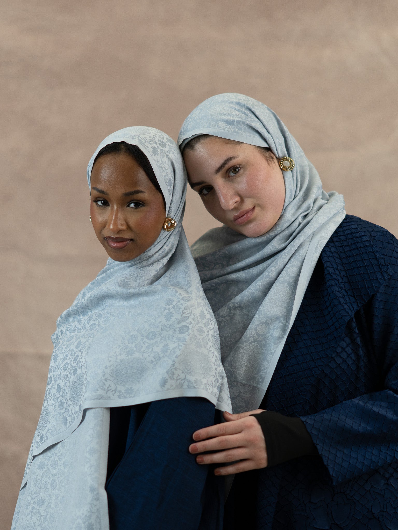 Reversible Jacquard Silk And Viscose Scarf